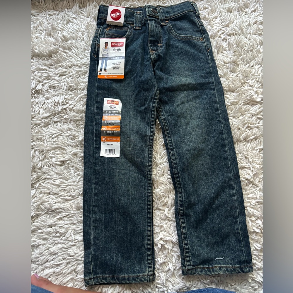 Wrangler Kids Blue Jeans Straight Fit